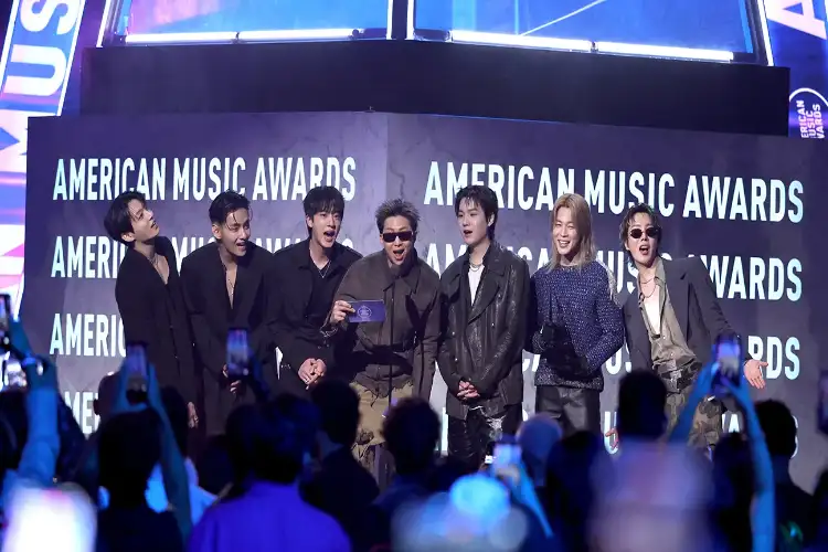 BTS returns to AMAs stage after four years with pre-taped 'Hooligan' performance