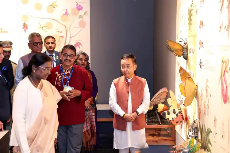 President Droupadi Murmu visits Ridge Park Orchidarium in Sikkim on Day 1 of tour