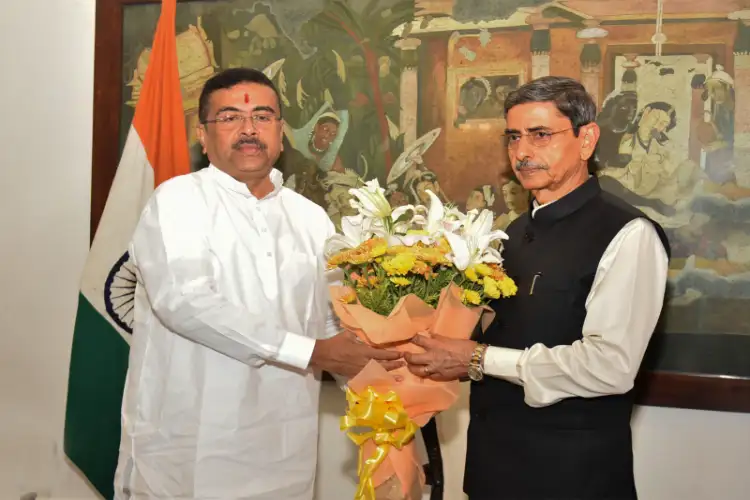 West Bengal CM Suvendu Adhikari meets state Governor RN Ravi at Lok Bhavan