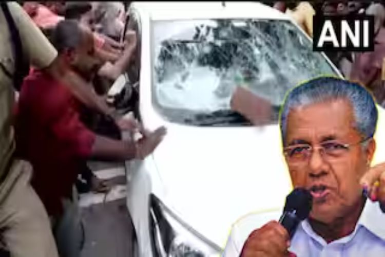ED officials' vehicle attacked outside Vijayan's residence