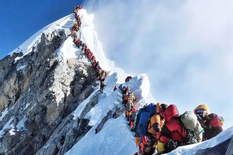 New History Made on Mount Everest: In 2026, 1,008 Climbers Conquered the World's Highest Peak.