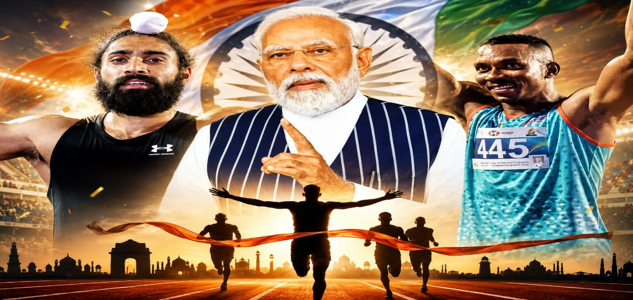 Speaking to PM Modi on 'Mann Ki Baat', Gurinderveer and Animesh Kujur recalled how people used to say that sprinting was beyond the capabilities of Indians.