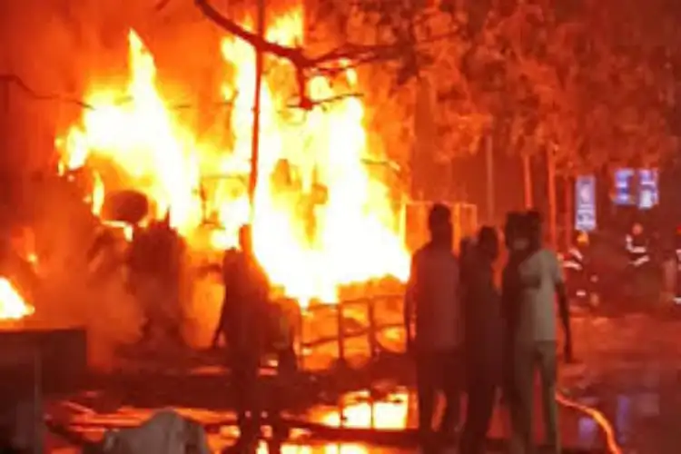 Odisha: Massive Fire breaks out at Cuttack daily market