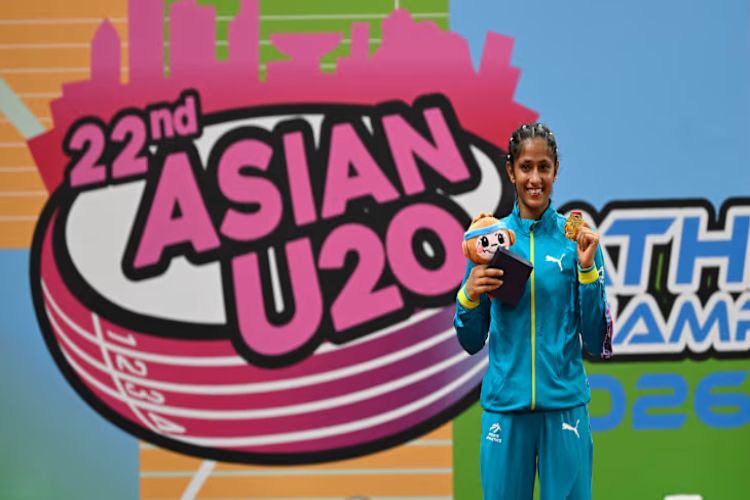 winning 19 medals at Asian Under-20 Athletics Championships