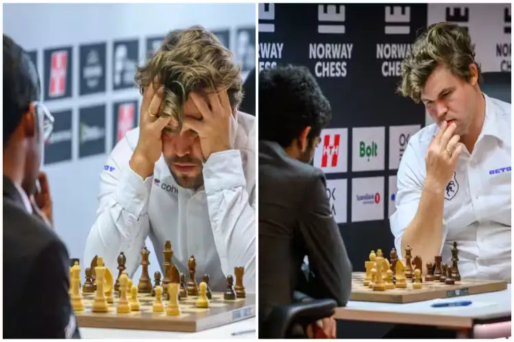 Praggnanandhaa, Carlsen, Gukesh securces key wins in Norway Chess Round 7