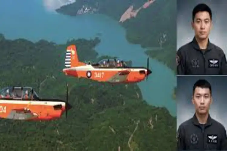 Two pilots killed in military training plane crash in Taiwan
