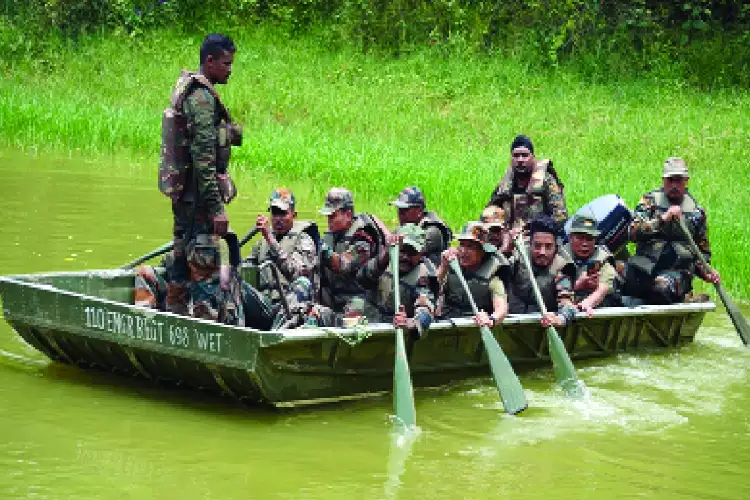 Tripura: Indian Army, NDRF conduct joint flood relief, rescue mock drill in Agartala
