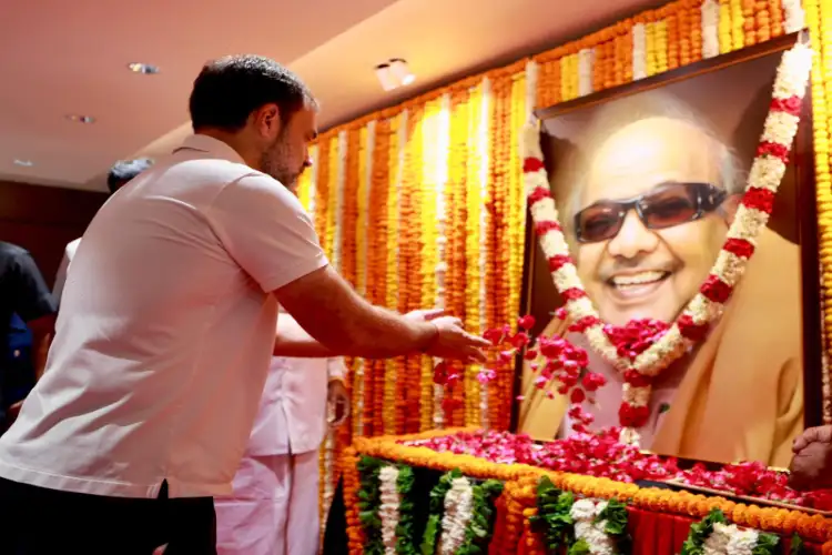 Rahul Gandhi, Kharge remember Karunanidhi on birth anniversary