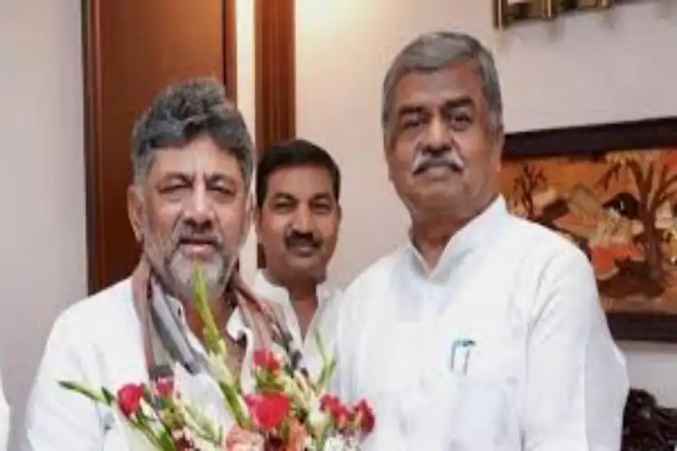 Karnataka CM Shivakumar congratulates BK Hariprasad on KPCC chief appointment