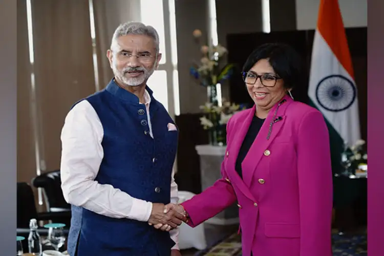EAM Jaishankar meets Venezuela's Acting President Delcy Rodriguez, backs stronger bilateral cooperation