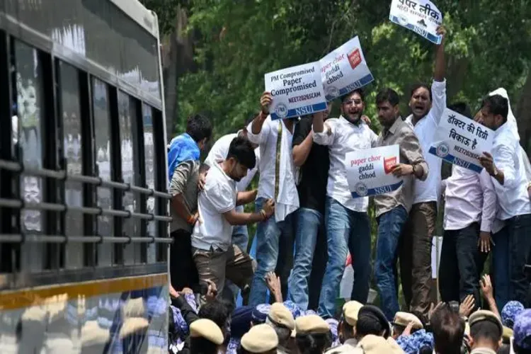 NEET paper leak raises questions about the education system.