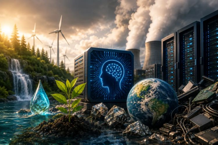 AI could use 3% of the world's electricity by 2030, leading to excessive water consumption.