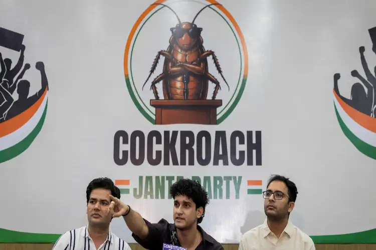 Cockroach Janta Party begins protest at Jantar Mantar, demands Dharmendra Pradhan's resignation