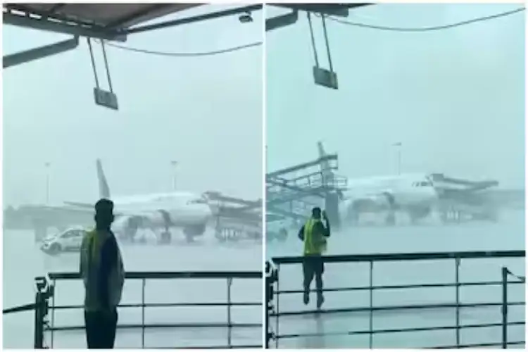 3 Air India planes suffer damage due to sudden winds at IGI airport