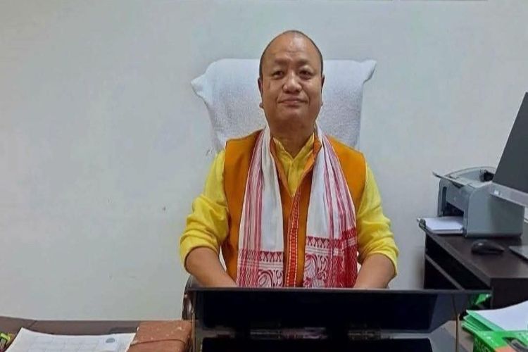 Arunachal Pradesh: BJP's Tai Tagak files nomination for Rajya Sabha elections