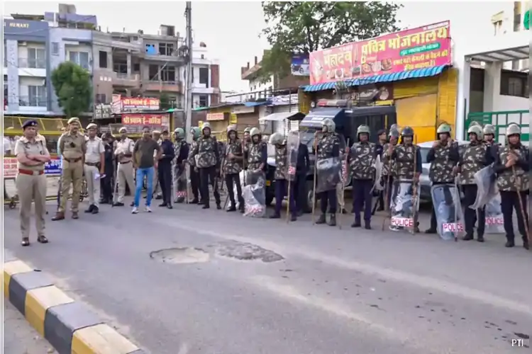 Police maintain vigil in Jaipur as Jaipur Development Authority continues anti-encroachment drive