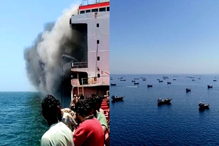 Commercial vessel attacked off Oman coast, 24 Indian crew members rescued: ICG
