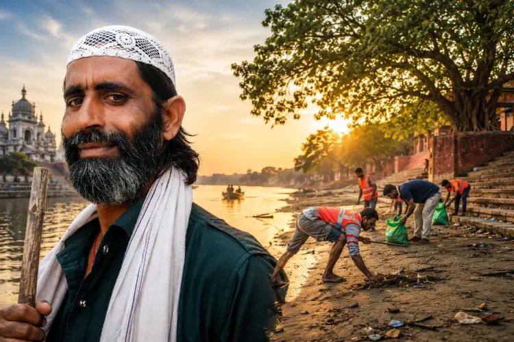 Quit job and remained unmarried for the sake of the Ganga; a Muslim who became a guardian of the river.