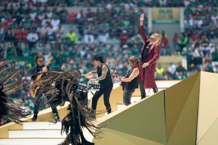 Shakira, Andrea Bocelli and Salma Hayek rock the World Cup opening ceremony