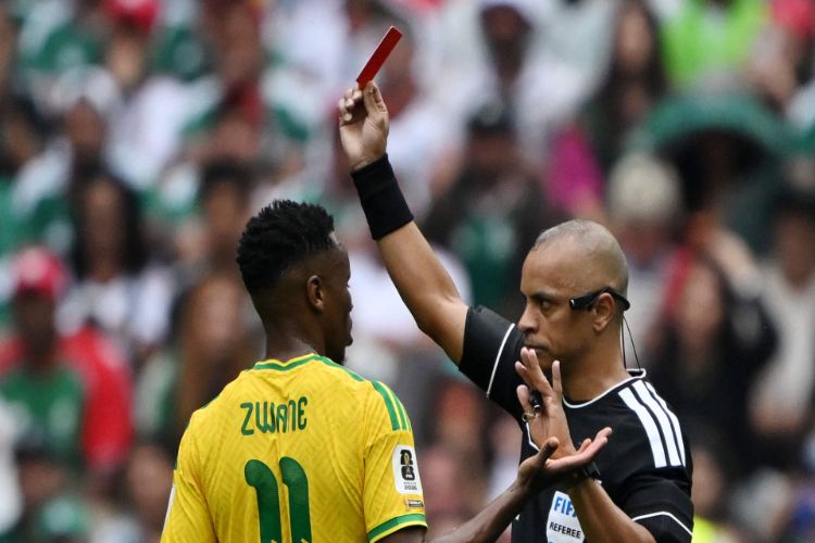 A new record for red cards was set in the first World Cup match.