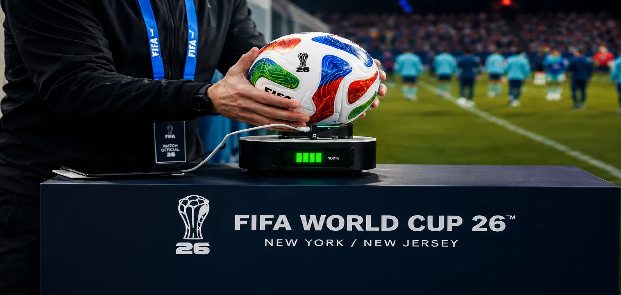 Do you know that the World Cup ball is charged ?