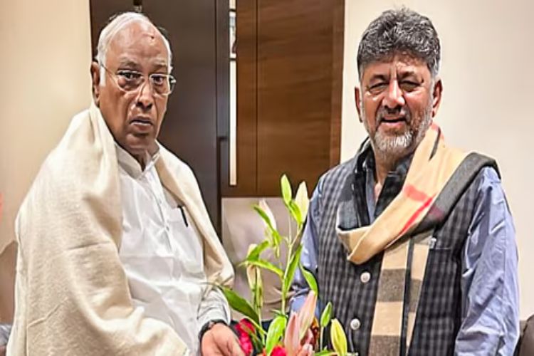 Karnataka Chief Minister Shivakumar meets the Vice President