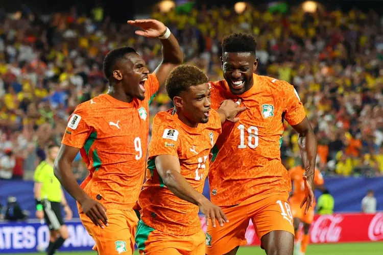 Ivory Coast defeated Ecuador with a goal from Amad Diallo.