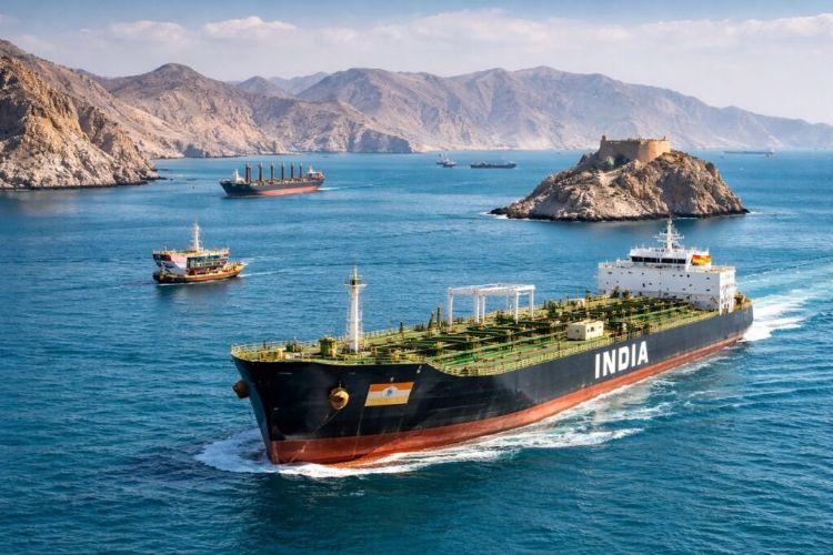 Indian LNG vessel 'Disha' safely passes through Strait of Hormuz