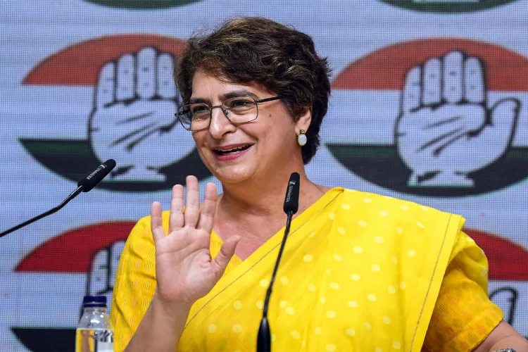 Priyanka Gandhi praised Kerala's free bus service.