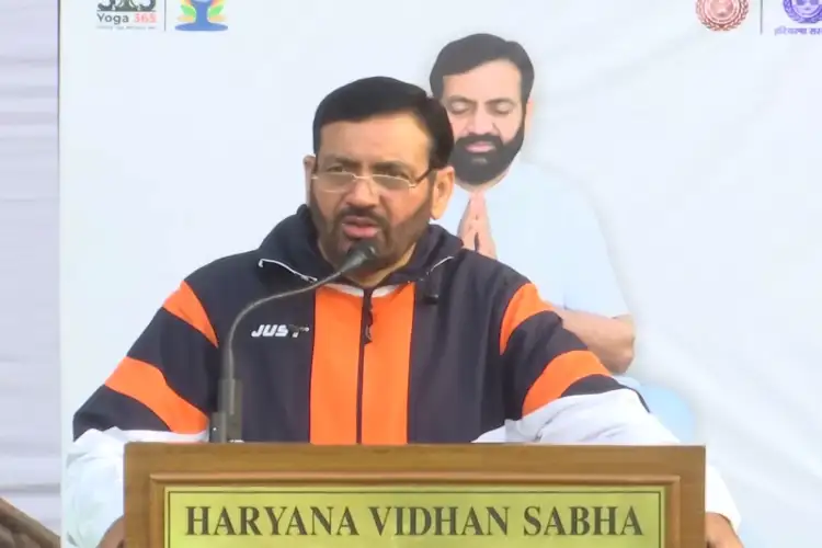 Haryana CM participates in Yoga protocol training ahead of International Yoga Day
