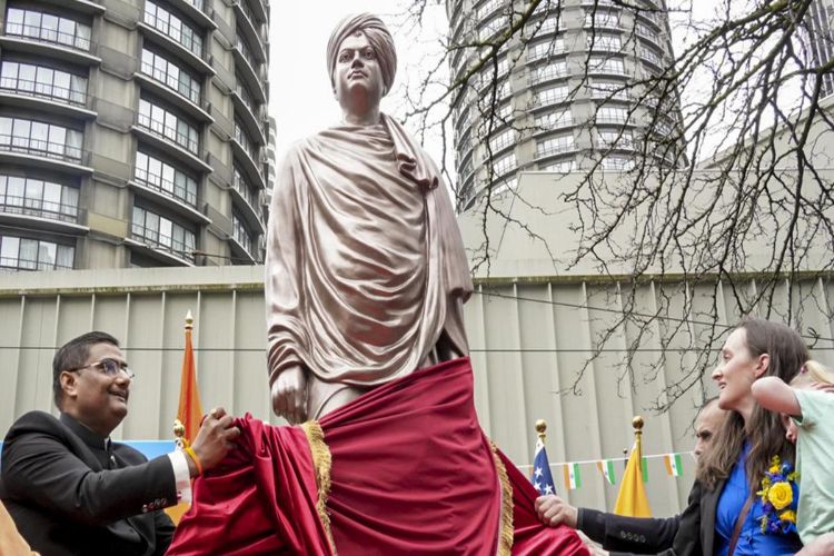 US: Swami Vivekananda statue unveiled at Indian Embassy in Chicago