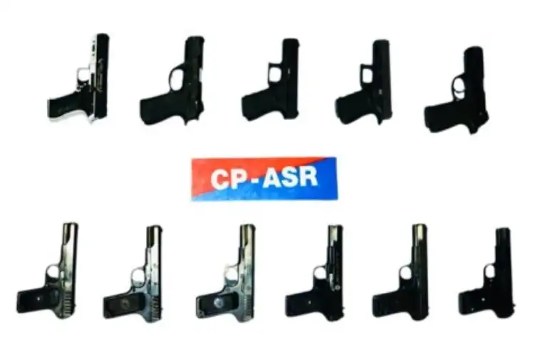 Amritsar Police bust cross-border illegal arms smuggling module; 8 arrested