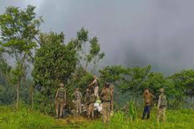 Security forces conduct massive search operation in Kangpokpi