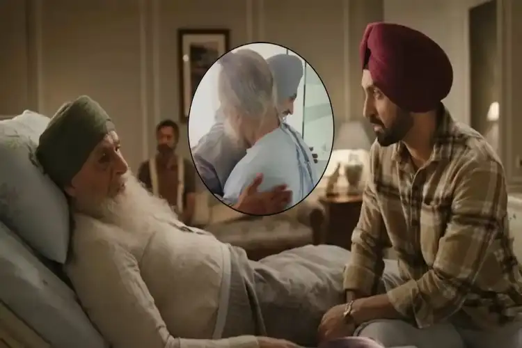 'Main Vaapas Aaunga' BTS video: Diljit Dosanjh touches Naseeruddin Shah's feet, internet reacts