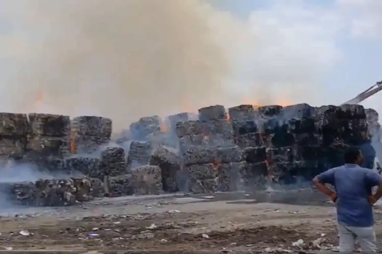 Gujarat: Fire breaks out at paper mill in Morbi