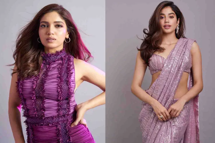 Bhumi and Janhvi's glamorous style stole the spotlight in Delhi.