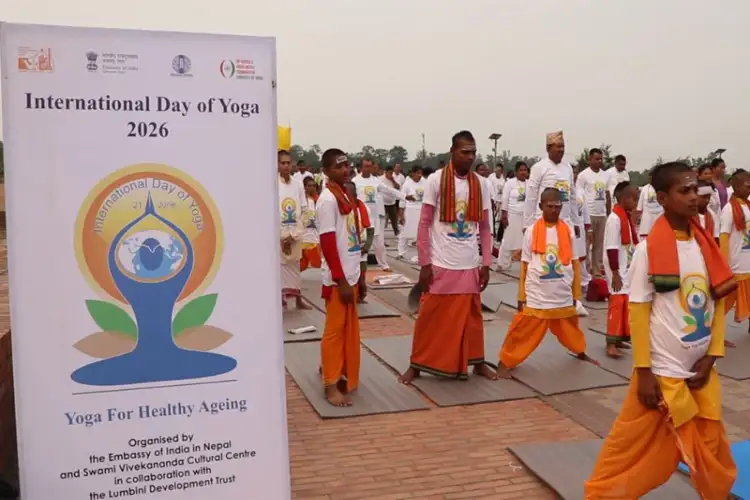 Nepal: Indian Embassy hosts Yoga Day event in Lumbini