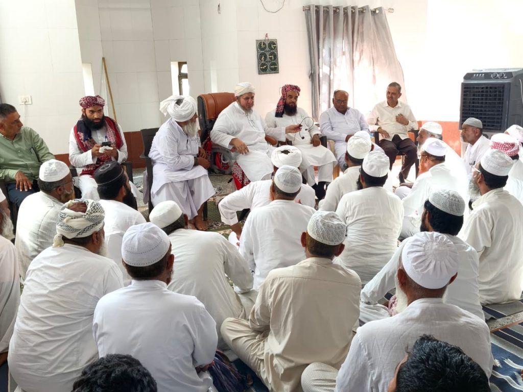 A Jamiat delegation has arrived to protest against the action taken at religious sites in border-area Rajasthan.