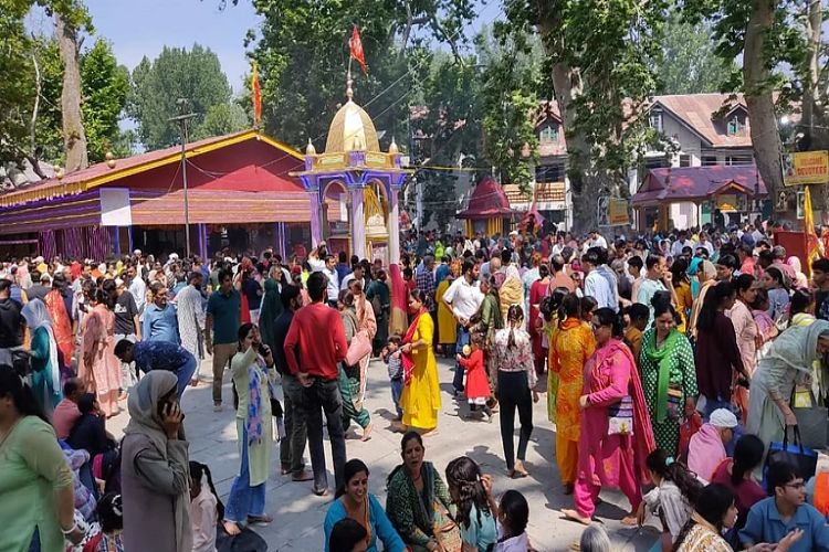 Kashmiri migrant Pandits celebrated Jyeshtha Ashtami in Jammu