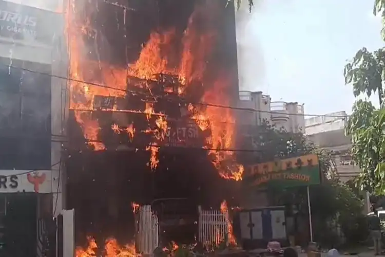 Noida: Fire at Labour Camp brought under control, no casualties reported