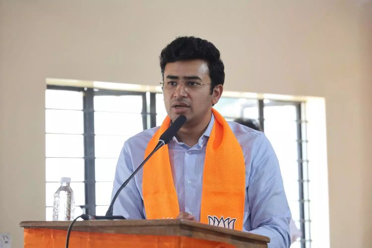 Minister Priyank Kharge targets RSS to remain in the headlines: Tejasvi Surya