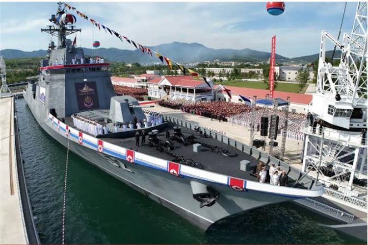 North Korea's navy adds new 5,000-ton warship: Kim claims