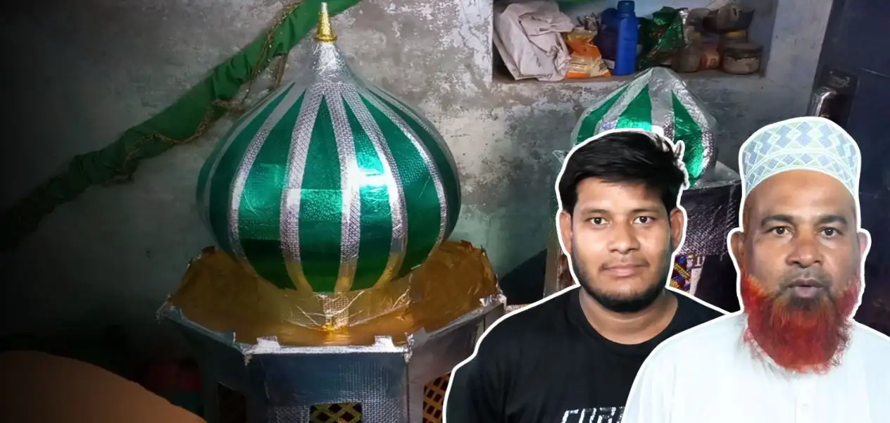Preparations for Muharram intensify in Faridabad; artisans work day and night on constructing Tazias.