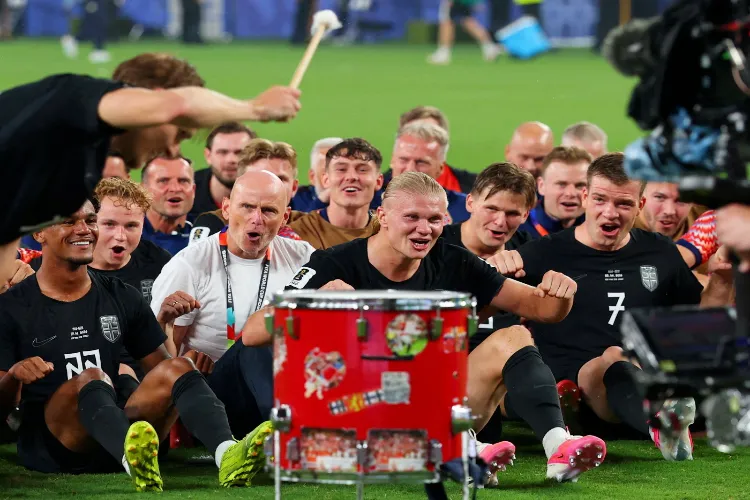 FIFA World Cup 2026: Swedish players poke fun at Norway's 'Viking Row' celebration.