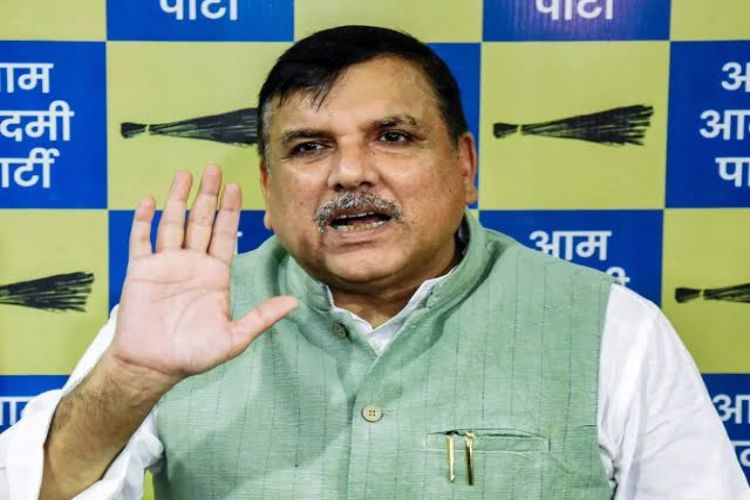 AAP leader Sanjay Singh appeared before the SIT probing the Ram Mandir case.