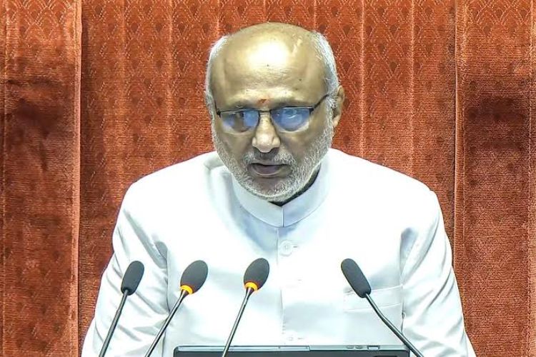 Radhakrishnan administered the oath of office to 10 newly elected members of the Rajya Sabha.