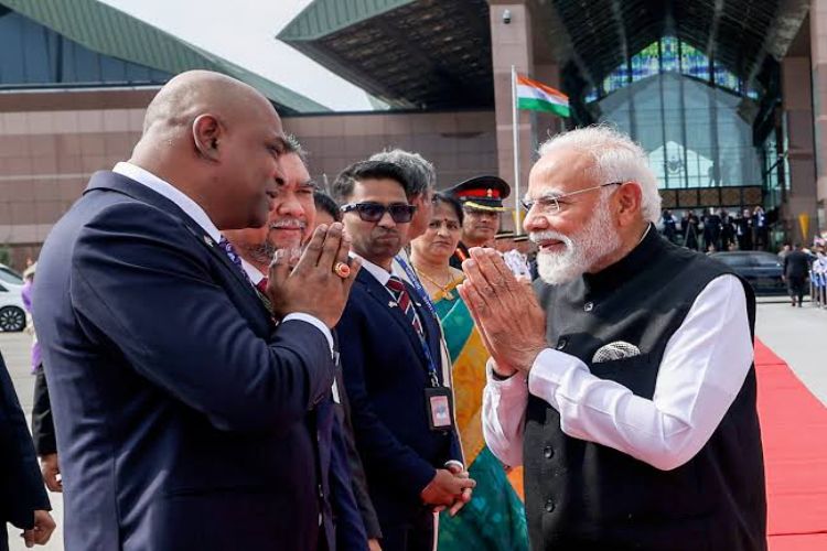 PM Modi arrives in Seychelles on a three-day official visit