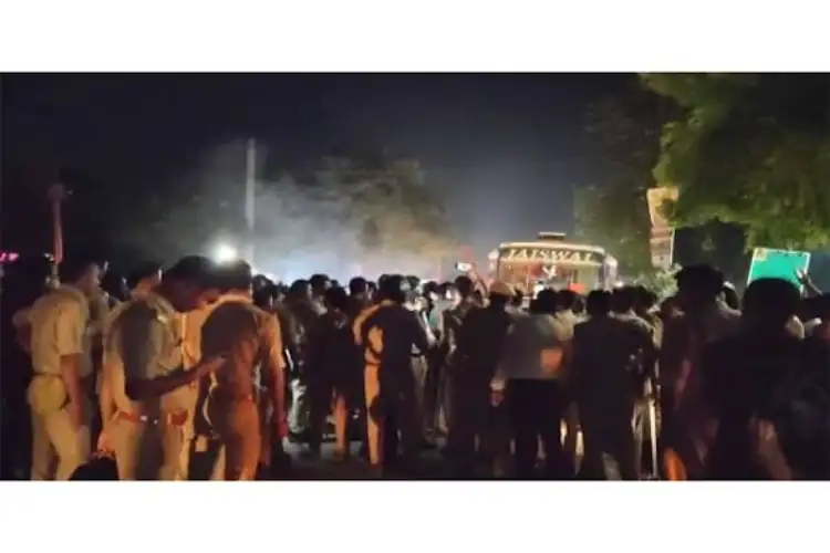 Uttar Pradesh: Villagers block road in Kushinagar after woman dies in transformer blast incident