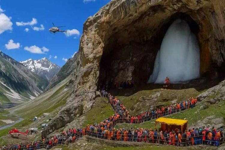 Jammu & Kashmir: Senior officials reviewed preparations for the Amarnath Yatra.