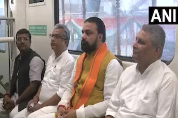 Chief Minister Samrat Chaudhary inaugurated the Malahi Pakri station of Patna Metro.